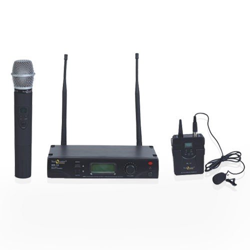 Superior Wireless Microphone System with 48 Selectable UHF channels Studiomaster MR-12