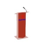 Stylish Wooden Podium with Microphone SP-607