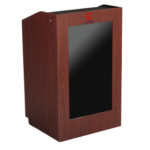 Digital Display Wooden Podium SIL-508