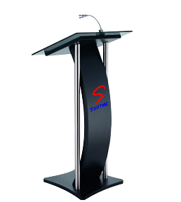 Wooden & Stainless Steel Podium SP-633