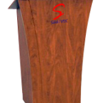 Laminated Hard Board Podium with two shelf | Wooden Podium SP-655