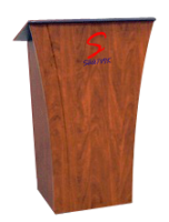 Laminated Hard Board Podium with two shelf | Wooden Podium SP-655