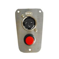 Custom AV Plates with XLR Female connector & Switch on/off button