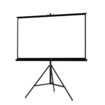 SPS-810T Matt White, High Gain, Manual Tripod Projection Screen, Size 8’x10’