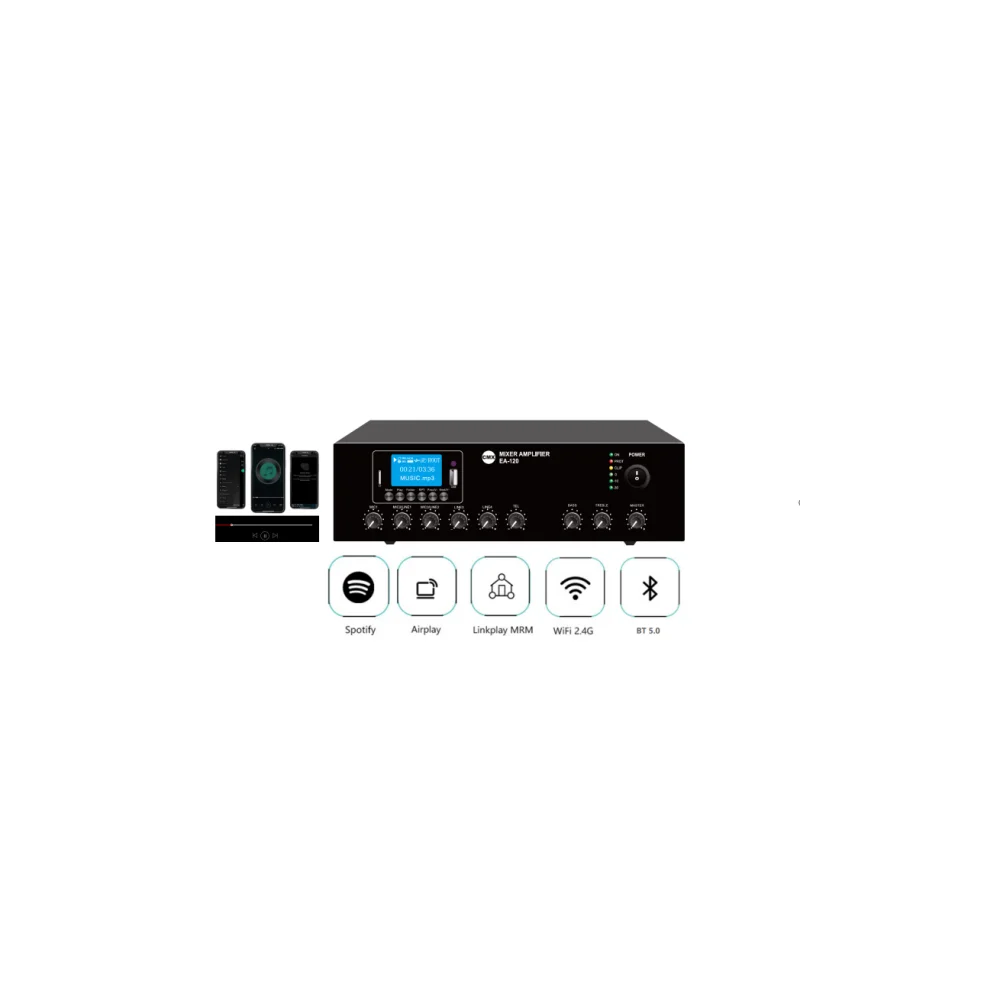 CMX AWS530 5.25" 2-Way Active Wall Mount Commercial Speaker Set (100W) - View 2