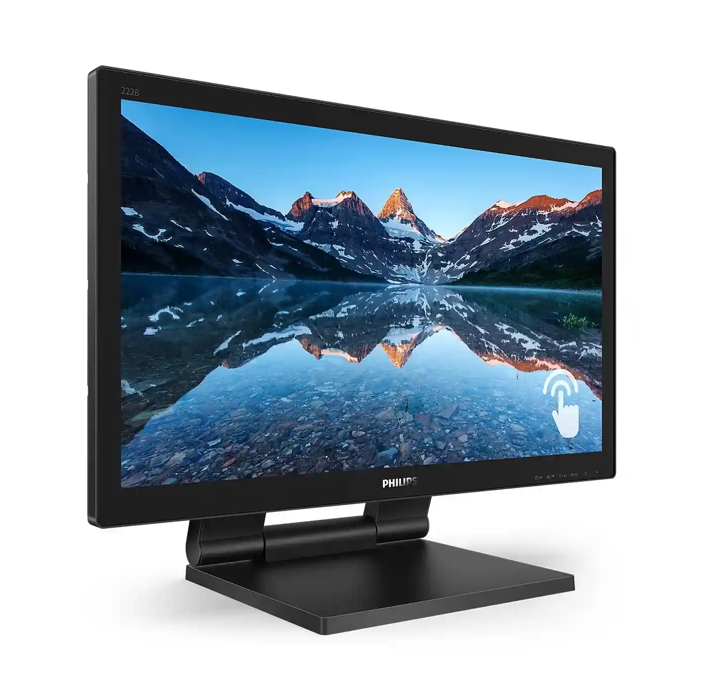 Left-View-of-Philips-222B9T00-21.5-Full-HD-Touch-Screen-Monitor.