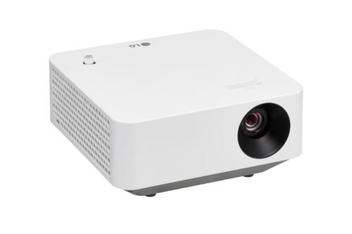 LG CineBeam PF510Q Smart Portable Projector with Simple Remote, left side