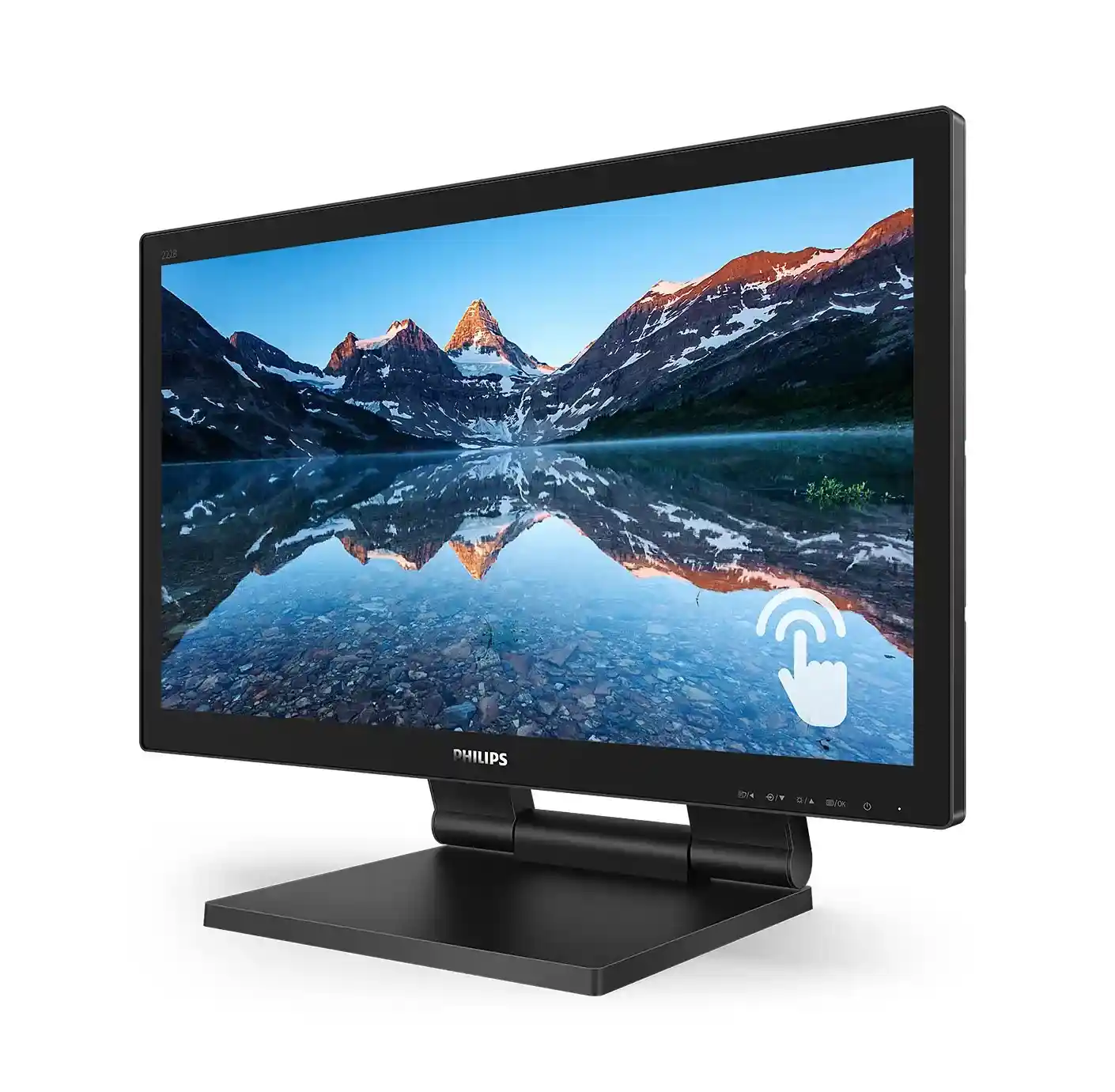 Right-View-of-Philips-222B9T00-21.5-Full-HD-Touch-Screen-Monitor.