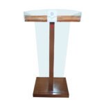 Premium Acrylic & Wooden Podium Stand