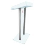 Premium Acrylic Podium Stand with Stainless Steel Pipe