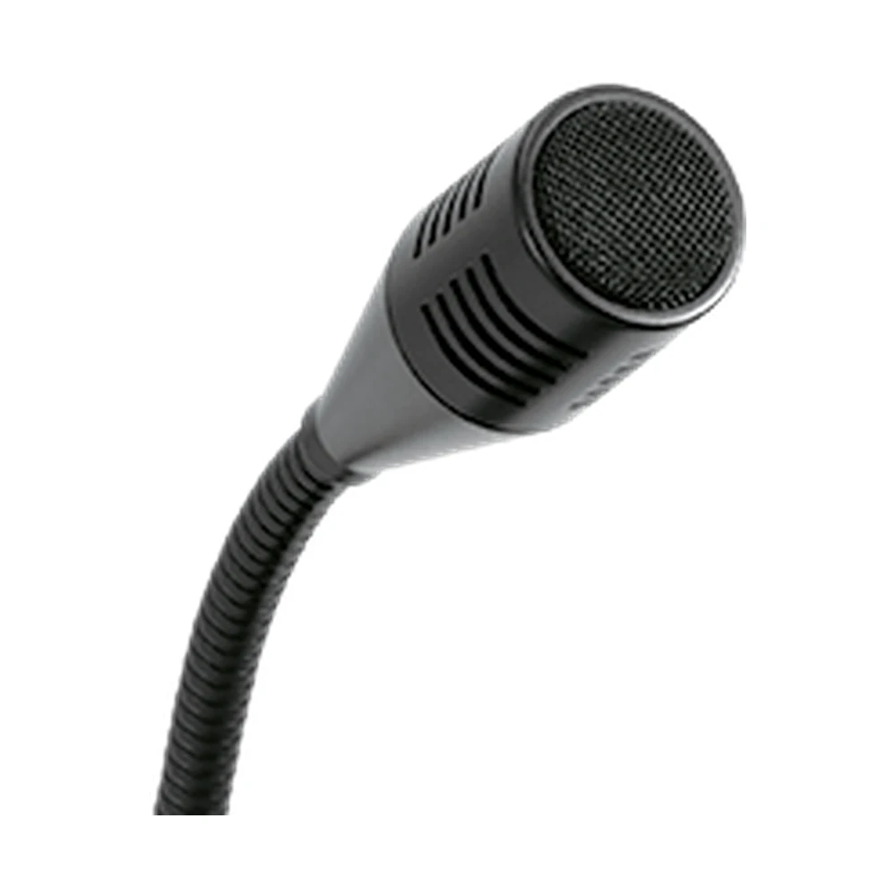 Ahuja ACM-96 cardioid dynamic microphone head close up showing acoustic side vents and wire mesh grille