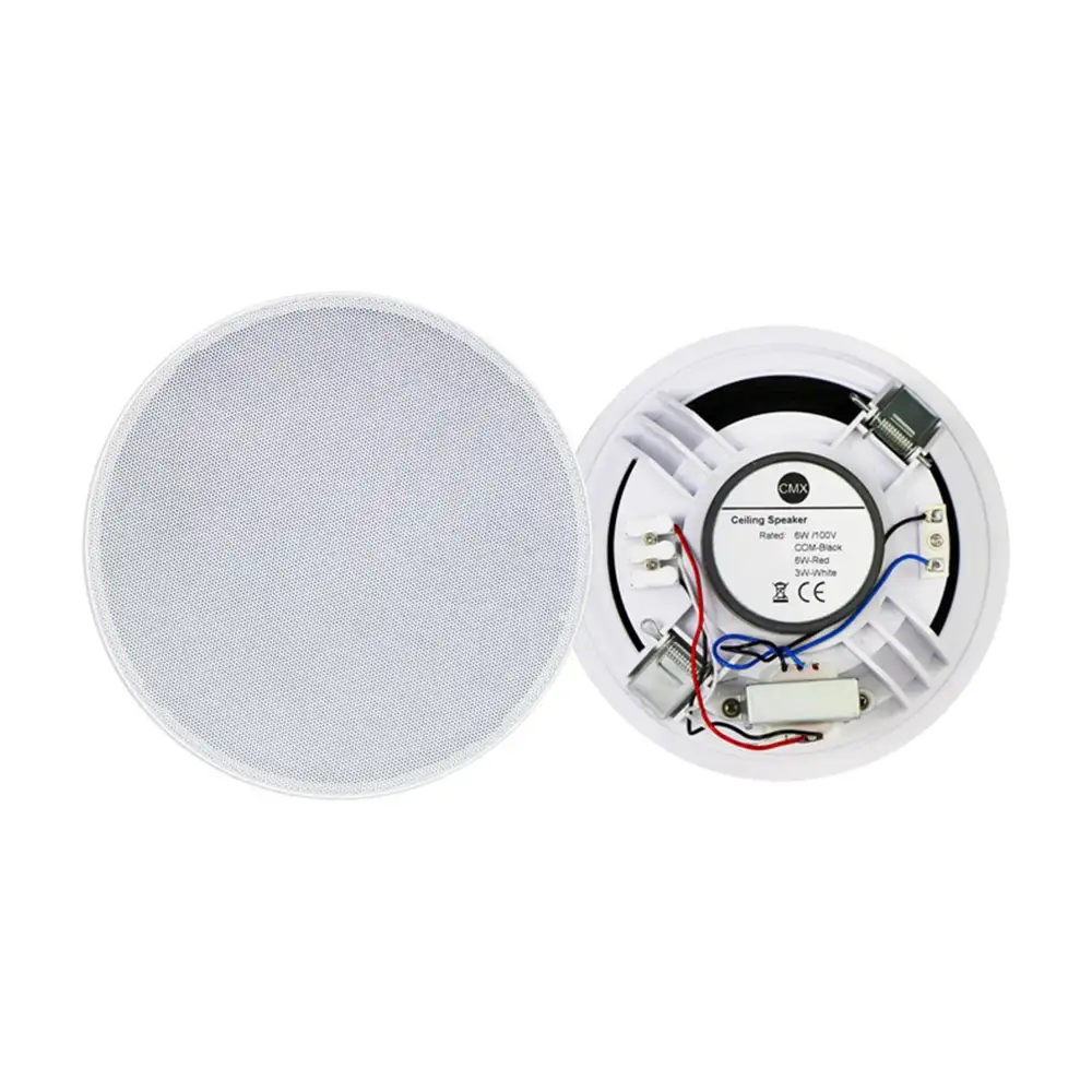 CMX CSK-66H 6.5 Inch Frameless Ceiling Speaker 100V 6W 3W Hero Front View