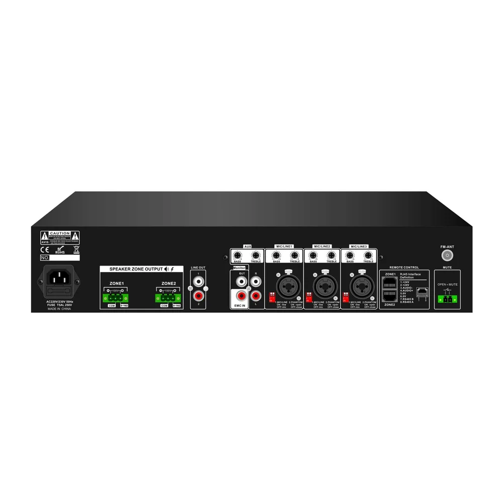 CMX PA-2120MX 2-Zone Matrix Mixer Amplifier (2×120W) - View 2