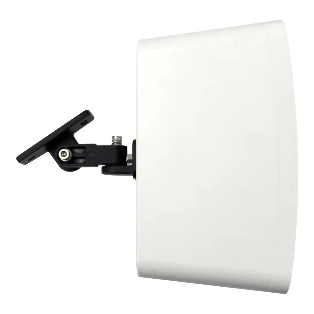 CMX WSK-523SW wall mount speaker side profile showing 360-degree rotatable aluminum mounting bracket