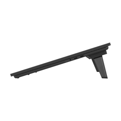 side angle view of HUION Kamvas Pro 27 (4K) Pen Display with stand