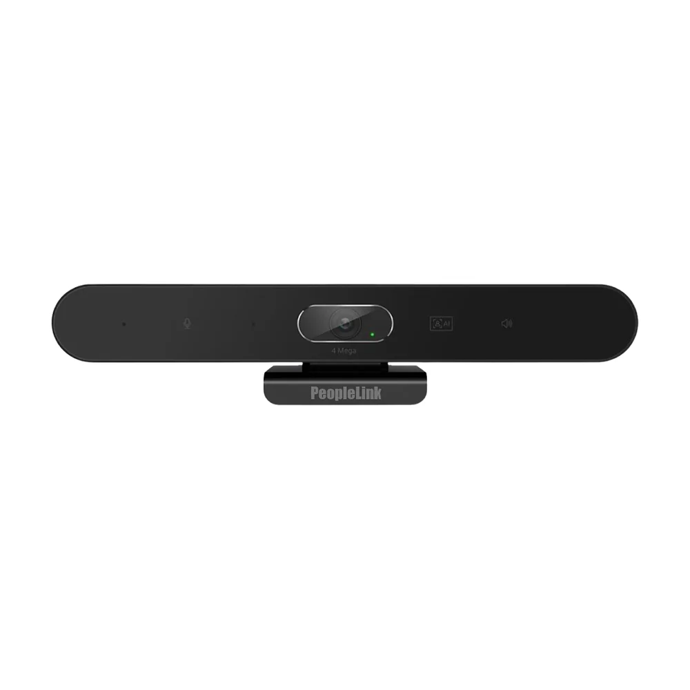 PeopleLink i20 Plus Videobar 4K ePTZ all-in-one conference camera front view