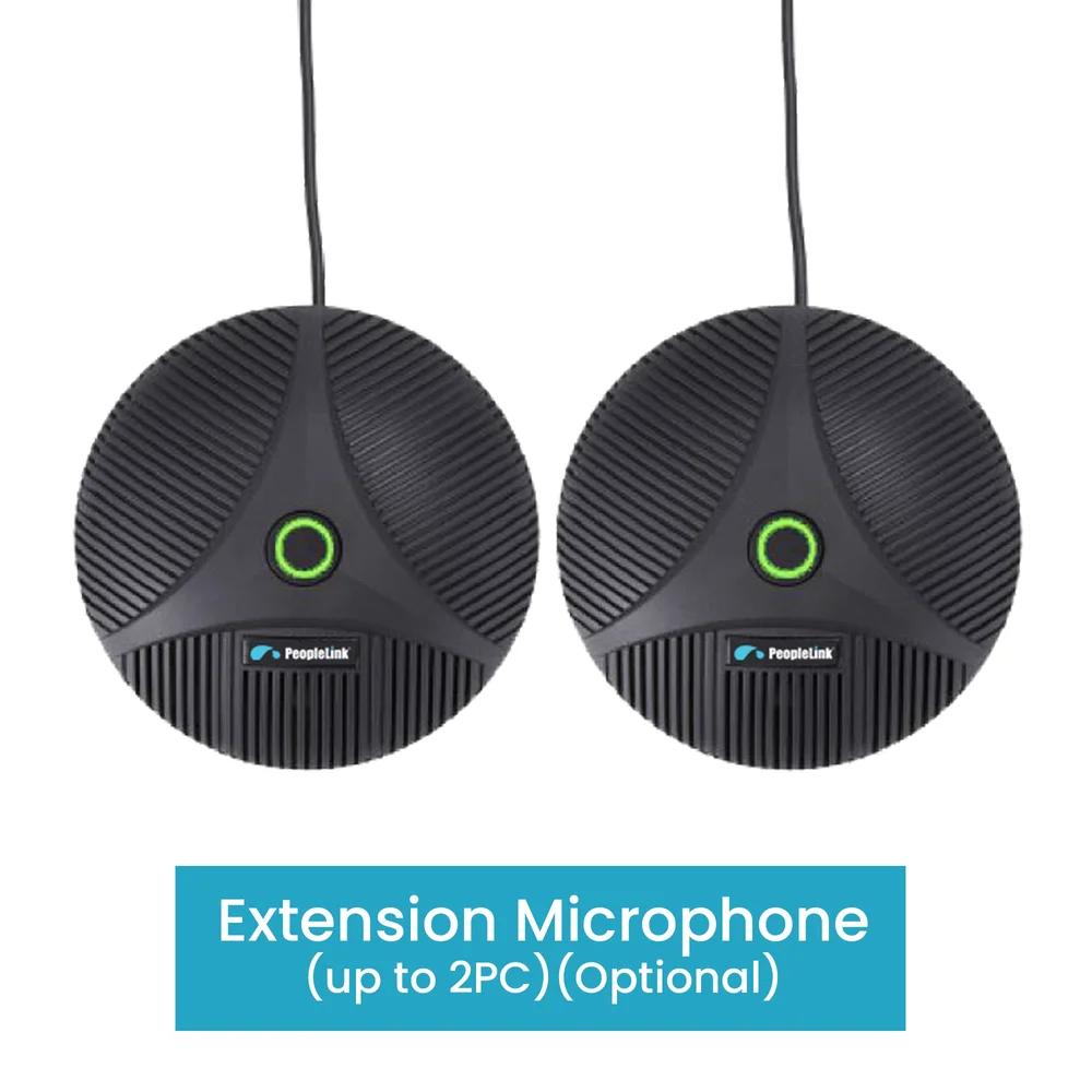 2 extension mic for peoplelink-quadro-usb-conference-speakerphone