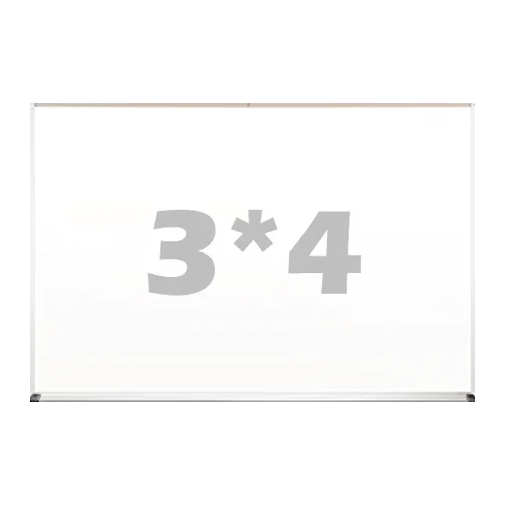 Saatvik SWB-34 Classroom Writing WhiteBoard 3x4 Feet Non-Magnetic Melamine