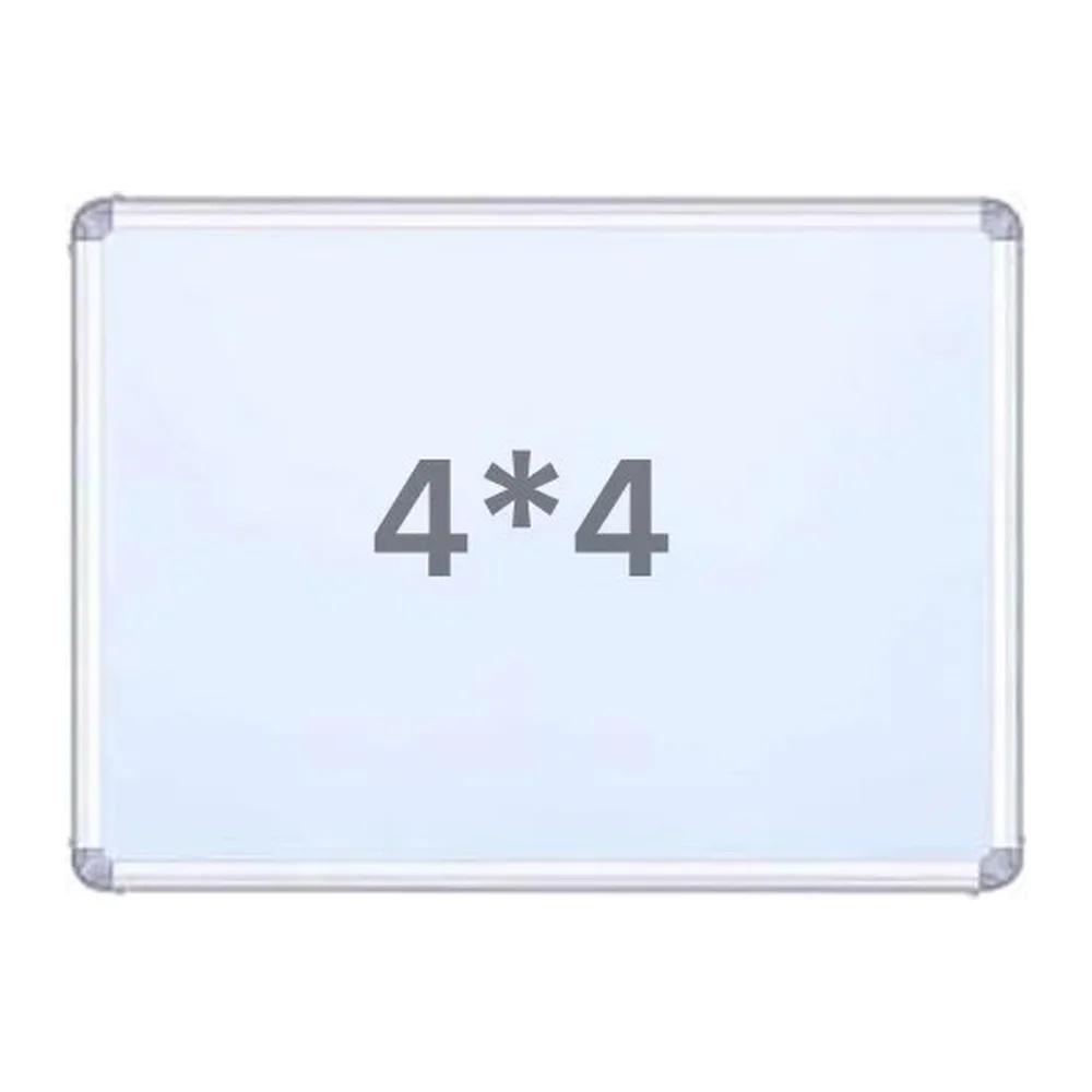 Saatvik SWB-44 Classroom Writing WhiteBoard 4x4 Feet Non-Magnetic Melamine