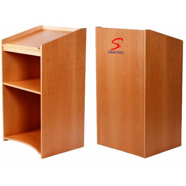 Teak Plywood Wooden Podium SP-524