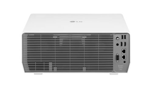 LG ProBeam 4K (3840x2160) Laser Projector with 6,000 ANSI Lumens Brightness, back view, BU60PST